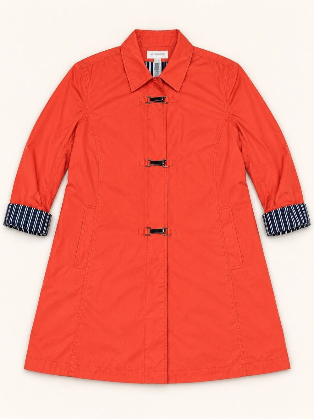 Liz Claiborne LizSport women’s lightweight trench coat in size XL.